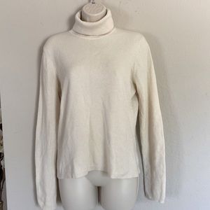 Lauren Ralph Lauren Turtle Neck 100% Cashmere Sweater Size M